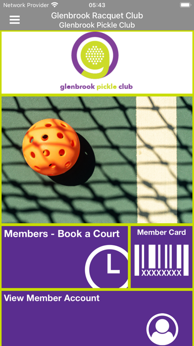 Glenbrook Racquet/Paddle Clubs Screenshot