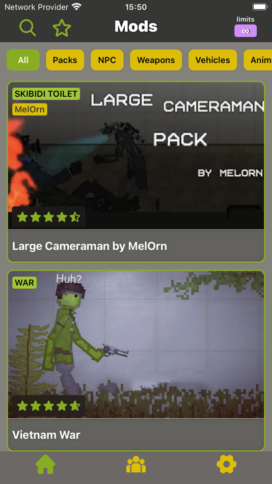 #5. Ragdoll Mods: Guns and Skins (iOS) 由: Vladislav Kovalyov