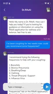 dr.rifeai wellness coach iphone screenshot 2