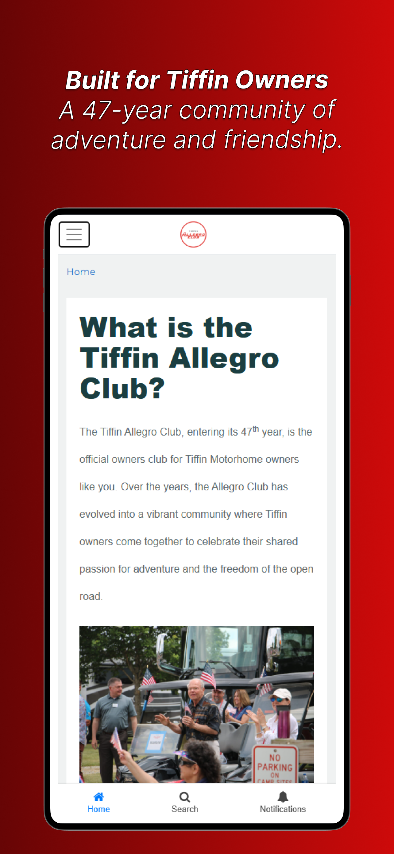 Tiffin Allegro Club