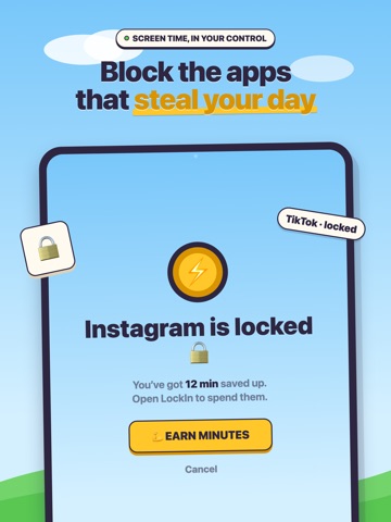 LockIn: Screen Time Control iPad screenshot