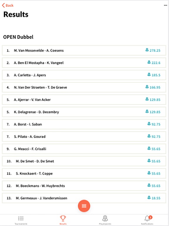 Screenshot #4 pour Tablesoccer.be