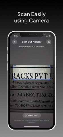 GStats - Find GST Details iPhone screenshot