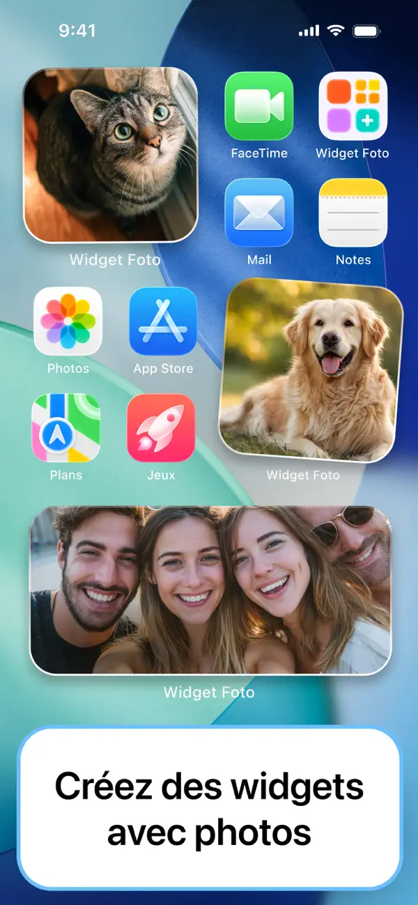 Screenshot #1 pour Widget photo.