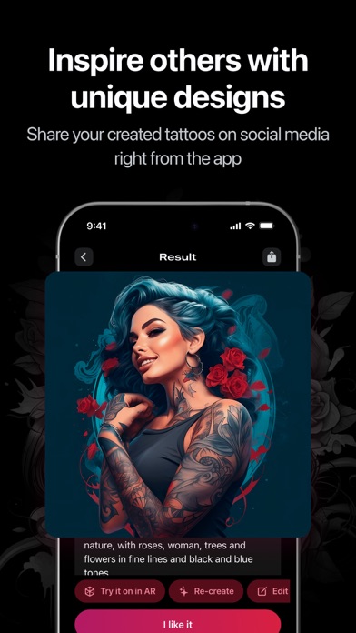 Screenshot #2 pour AI Tattoo Generator & Creator