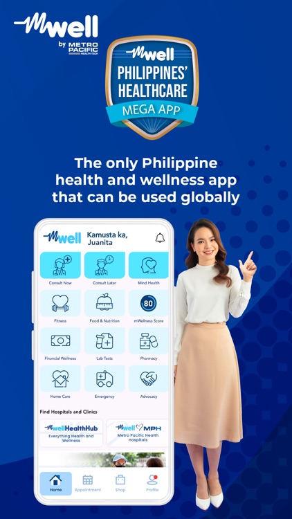 mWell PH: 24/7 Doctor Consult