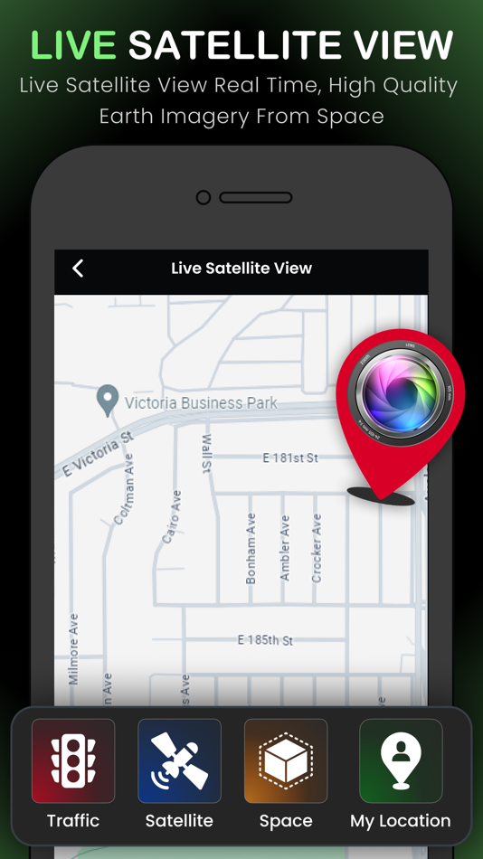 #4. Live Earth Map - Online Camera (iOS) 由: Vijaybhai Chotaliya