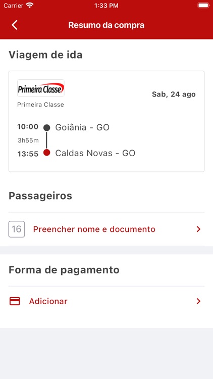 Primeira Classe screenshot-3