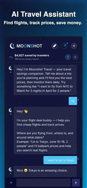 Moonshot Travel screenshot 1