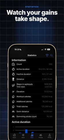Workout+ iPhone screenshot