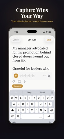 Kudos Journal Screenshot 5 of 7