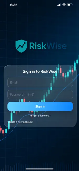 RiskWise screenshot 1