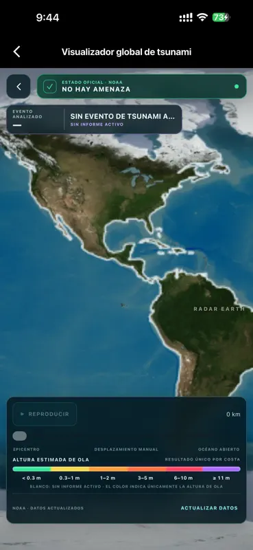 Radar Earth Terremoto screenshot 2 of 6