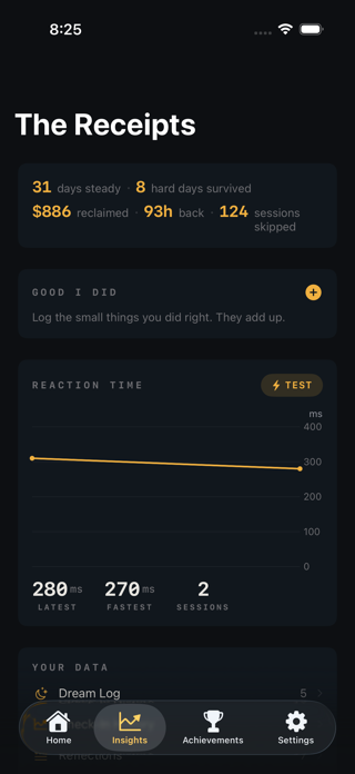 Steady — Sober Days Screenshot 4 of 7
