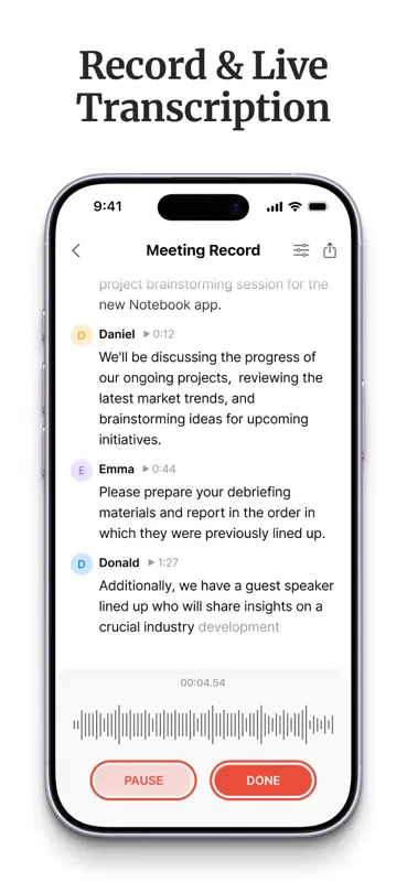 HyNote: AI Note Taker, Summary screenshot 3 of 10