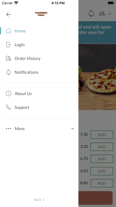 California Pizza Screenshot