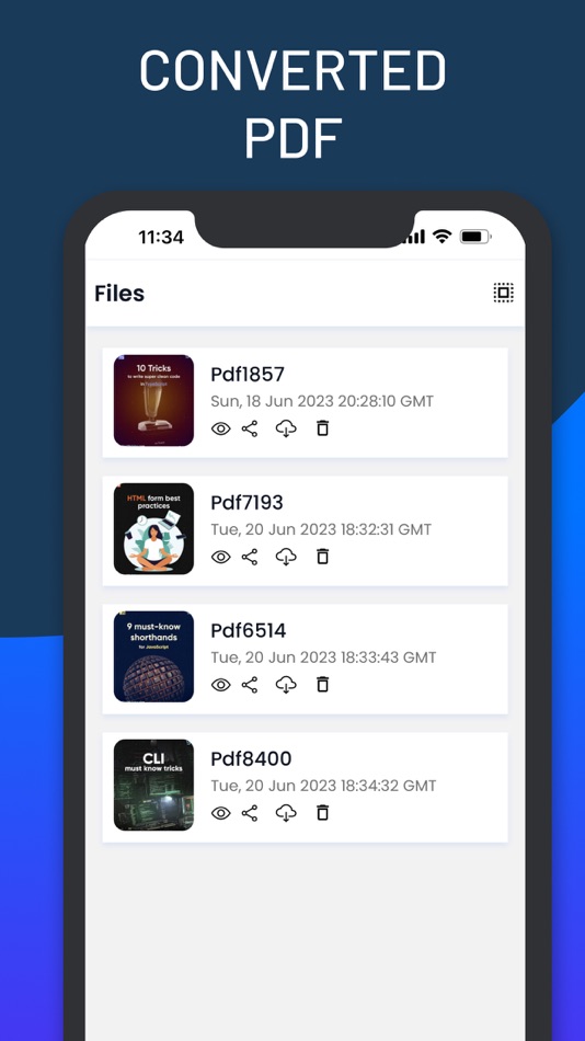 #3. Image to PDF – JPG to PDF (iOS) Podle: Aakash Sajjad