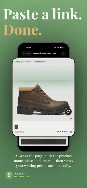 NotYet - Stop Impulse Buying screenshot 3