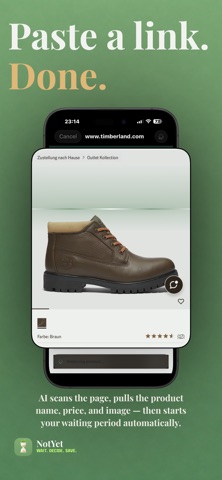 NotYet - Stop Impulse Buying Screenshot 3 of 6