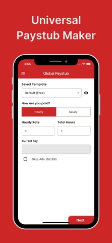 Universal Paystub Generator Screenshot 2 of 7