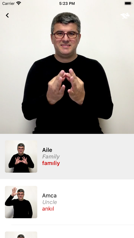 #3. International Sign Language (iOS) Podle: Recep Kocur