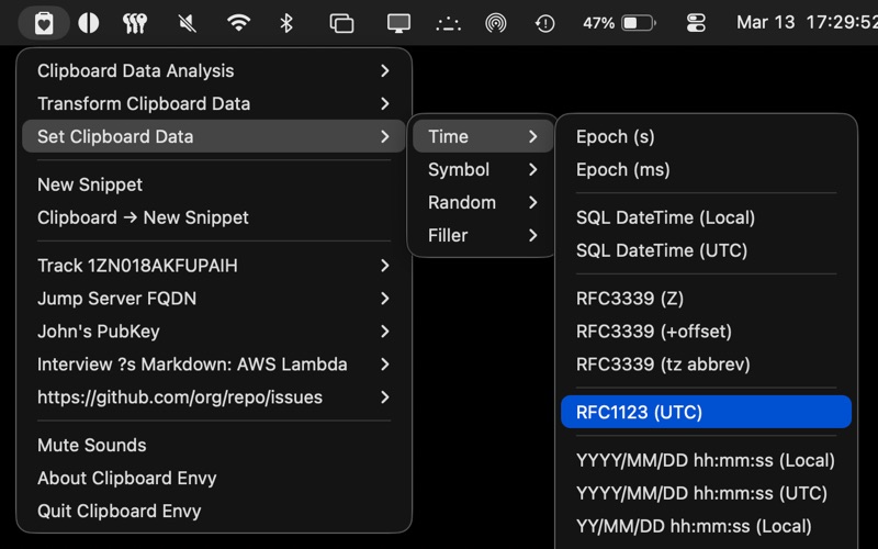 Clipboard Envy screenshot