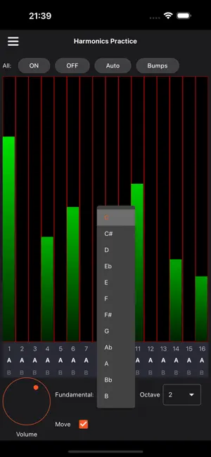 Harmonics Practice screenshot 4