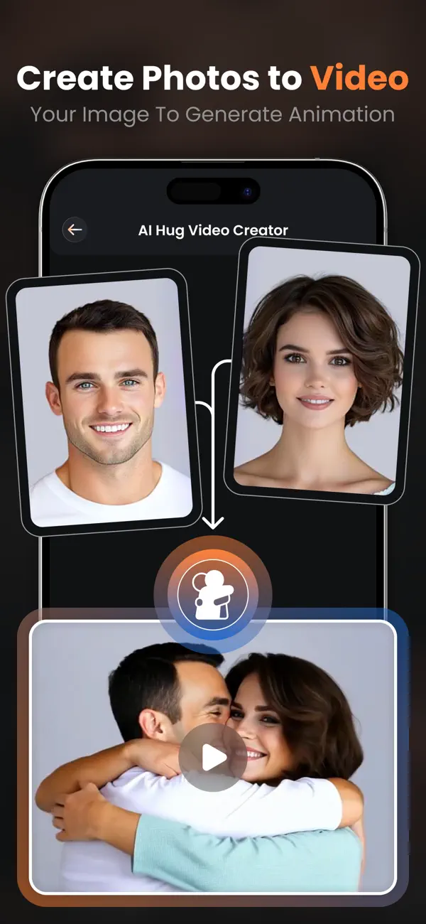 Screenshot #2 pour AI Kissing Video Generator