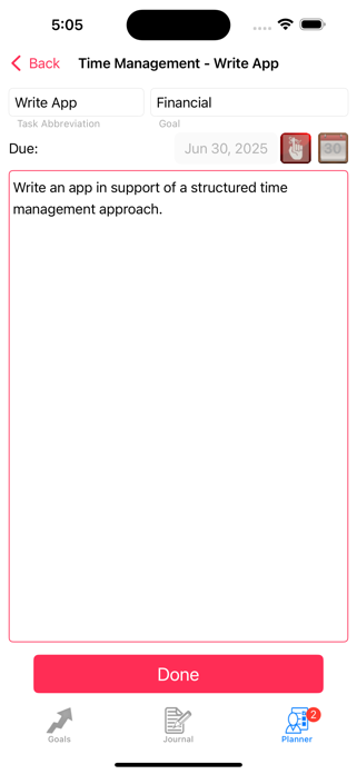 MM Planner Screenshot 6 of 9