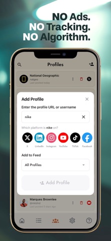 Narro: Curate Social Media iPhone screenshot