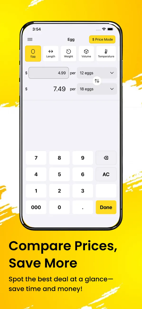 Screenshot #2 pour Price Match: Unit Converter