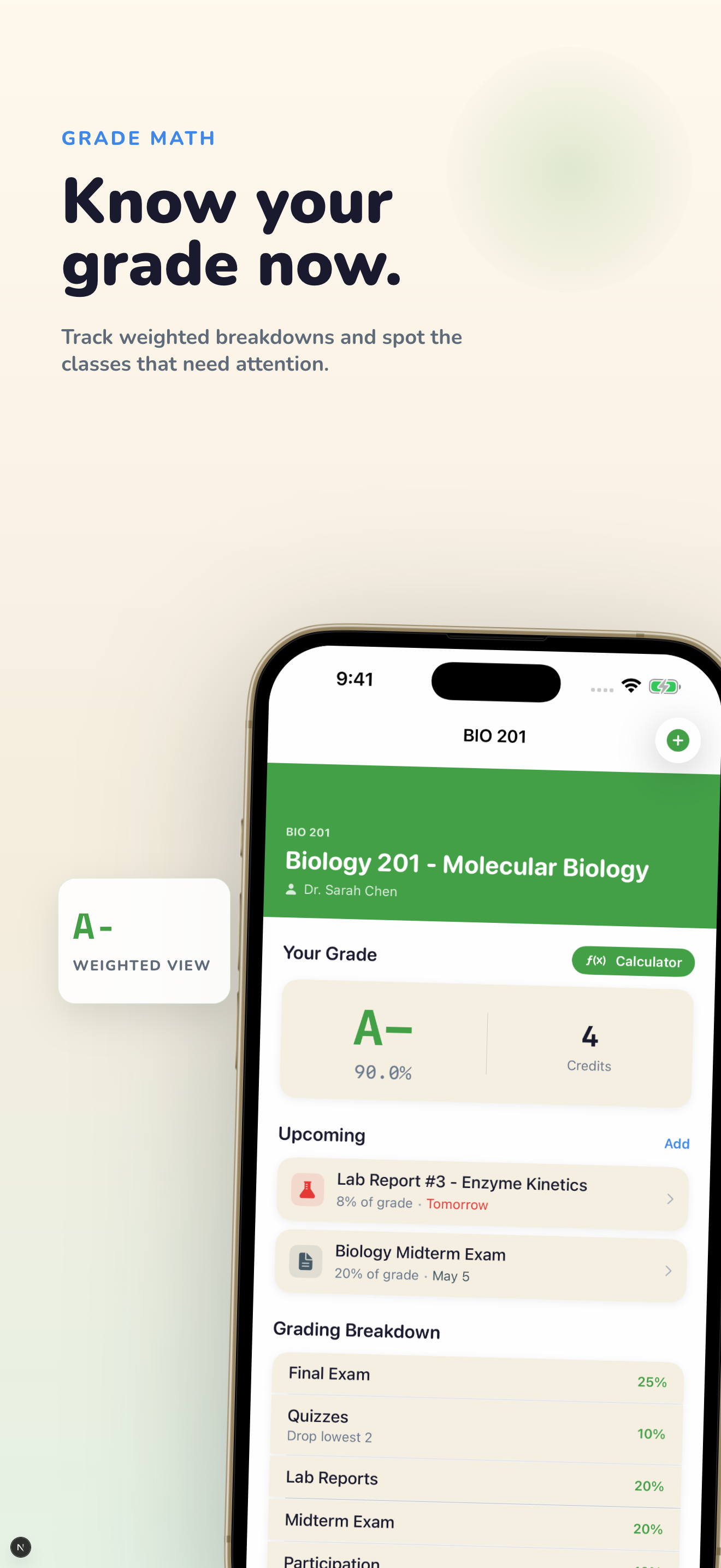 Grade Tracker Planner - Slate screenshot 4