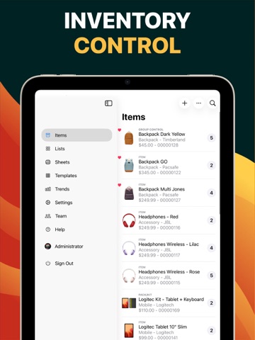 Invoice Center Pro iPad screenshot