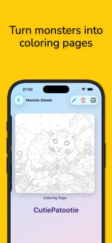 Monster Maker: Print & Color screenshot