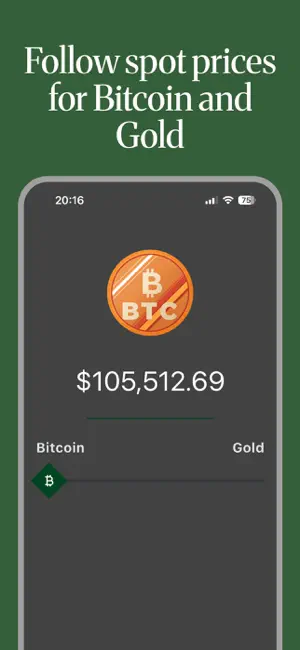 Live Bitcoin Gold Silver Price screenshot 1
