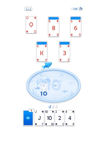 Solitaire Fishing iPad screenshot
