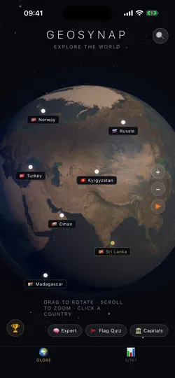Screenshot von Geosynap auf dem iPhone 1