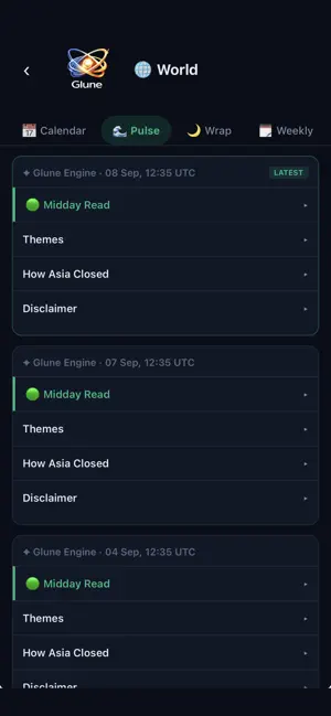 GLUNE: AI Market Intelligence screenshot 3