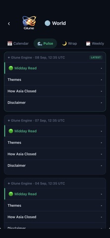 GLUNE: AI Market Intelligence Screenshot 3 of 10