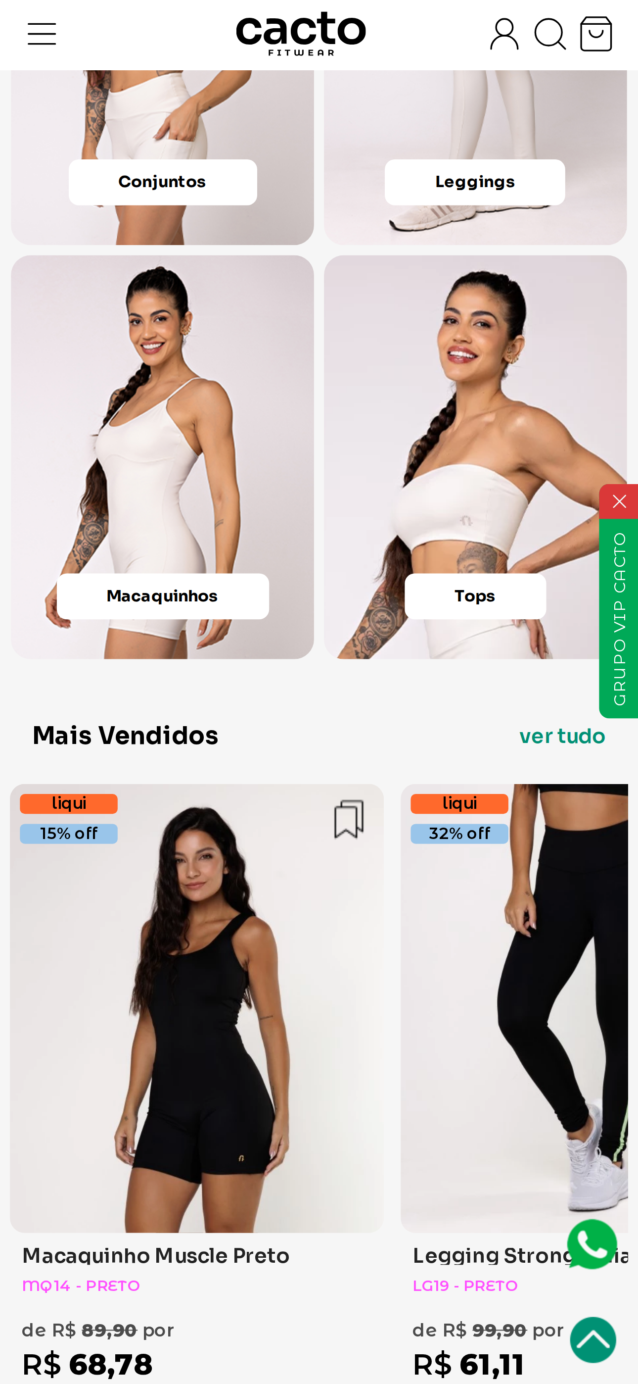 Cacto Fitwear screenshot 2