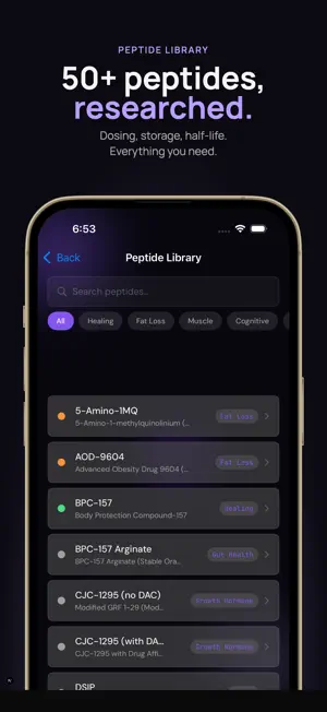 Pepzio - Peptide Tracker screenshot 4