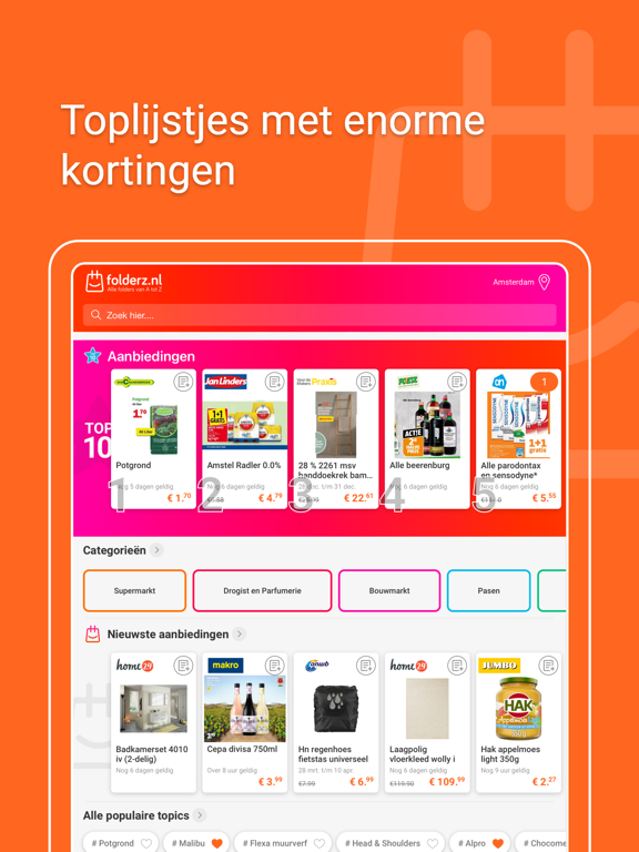 Folderz.nl Alle nieuwe folders iPad screenshot 7 - Shopping app