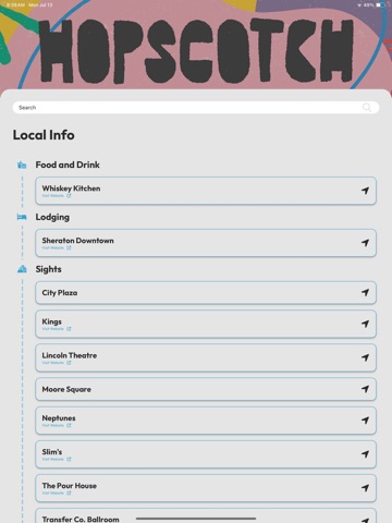 Hopscotch Music Festival 2026 iPad screenshot