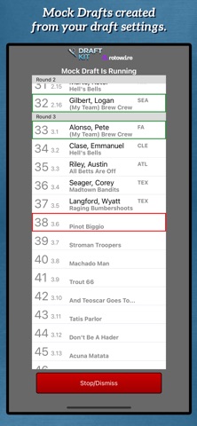 Fantasy Baseball Draft Kit '26 screenshot