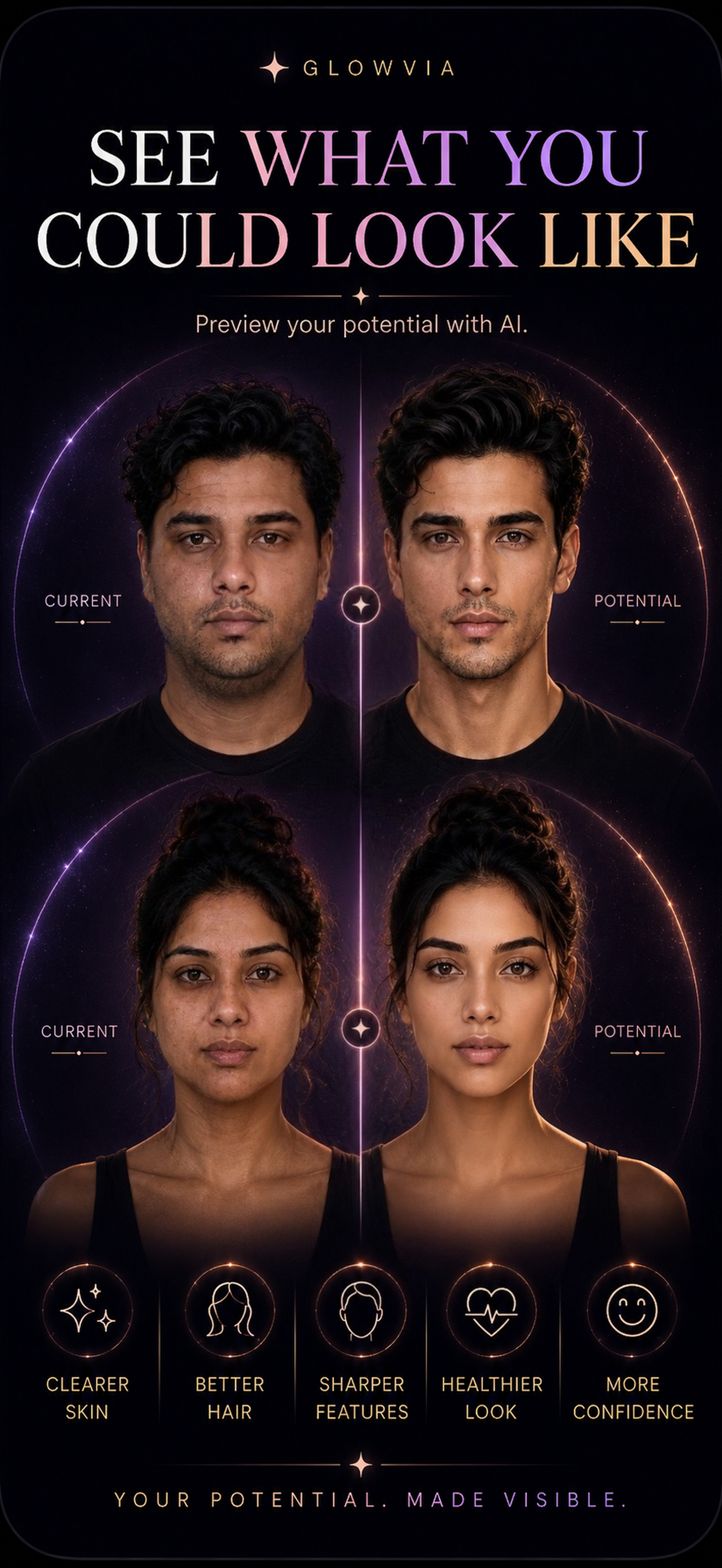 Glowvia: AI Glow Up