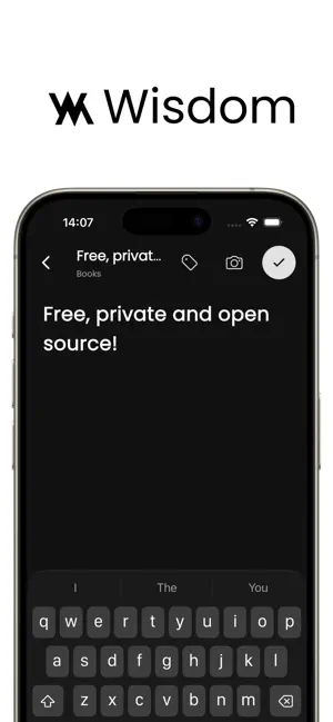Wisdom - Note-Taking App screenshot 1