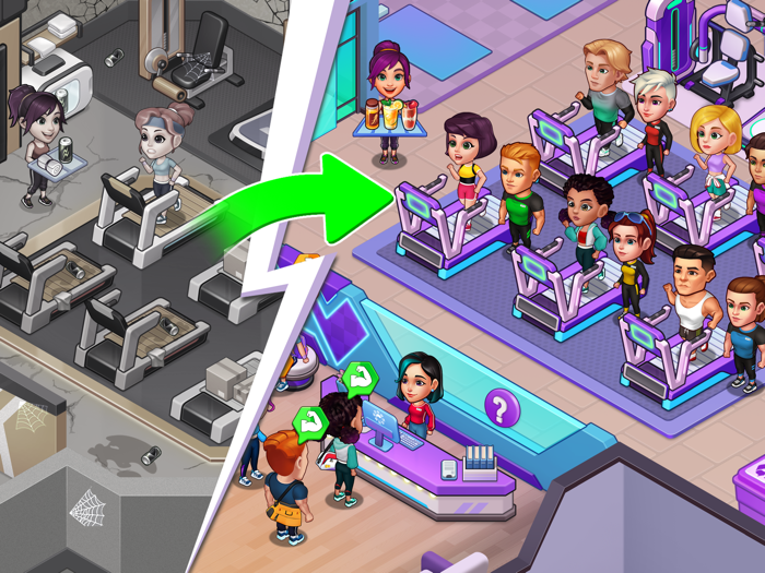 Happy Fitness Gym Game