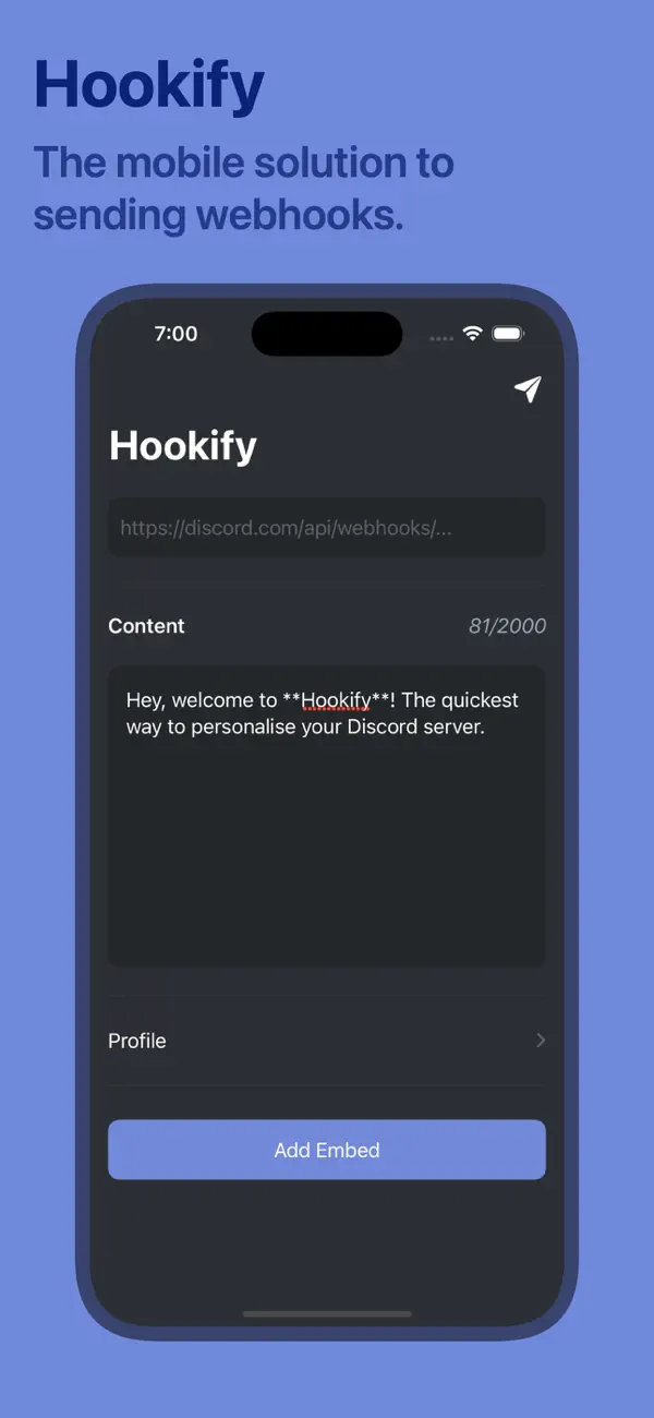 Hookify (iOS) Von: Mason Scherbarth