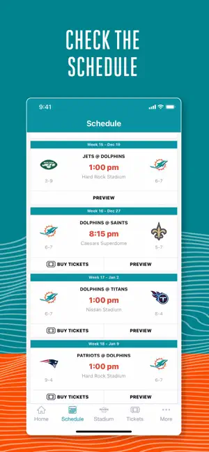 Miami Dolphins screenshot 4