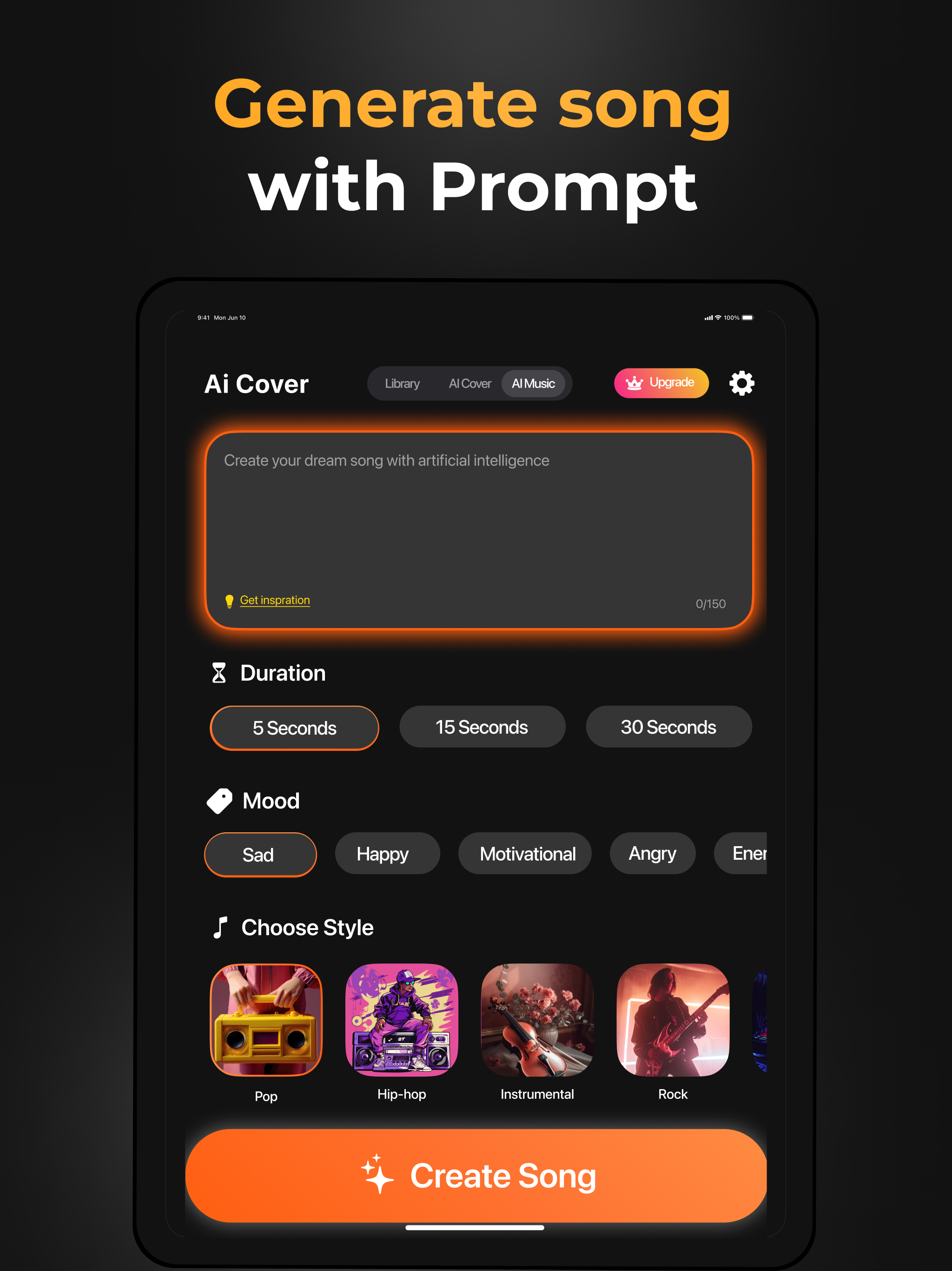 AI Cover Generator - Tunero